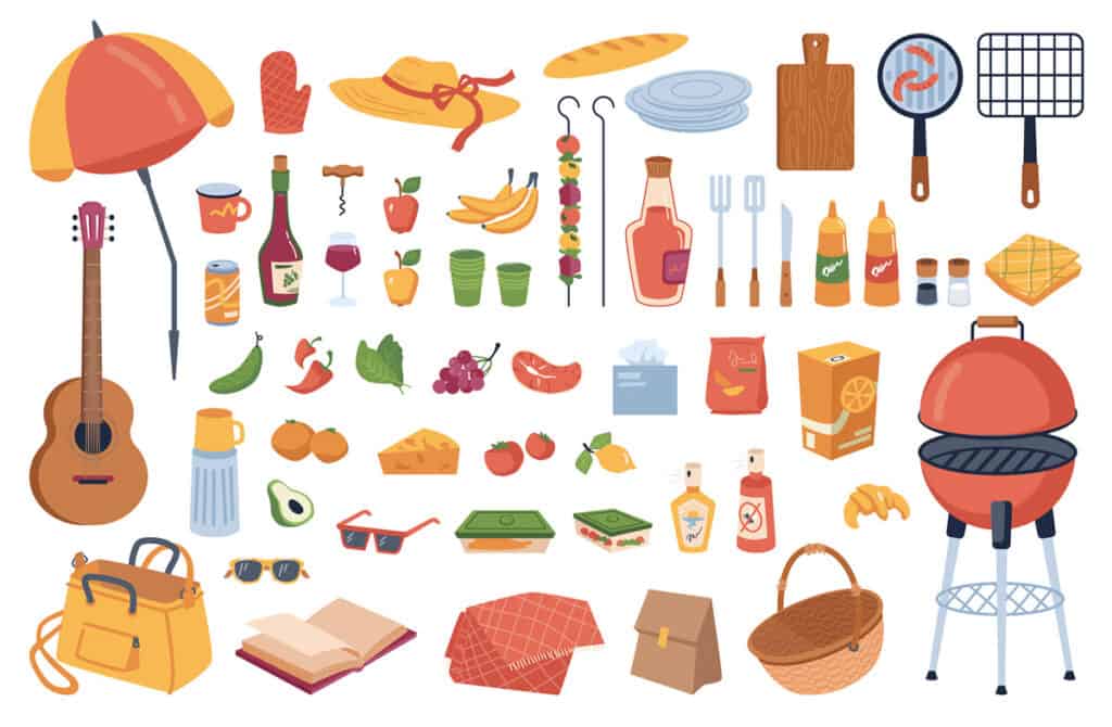 Free Camping Food List PDF Print Download 