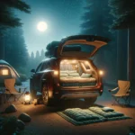 Car Camping Sleeping Area
