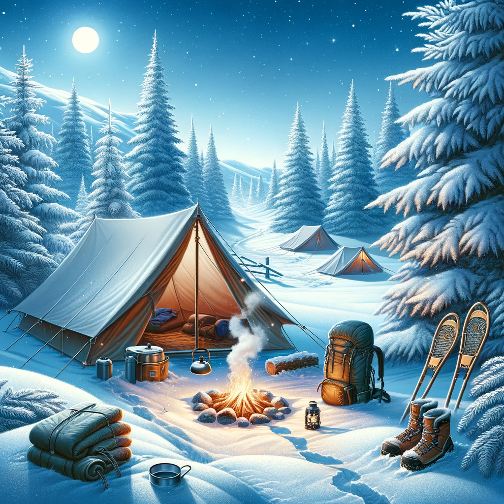 winter camping safety
