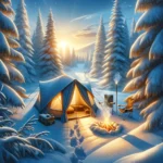 how to maketwinter camping comfortable