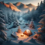 Winter Camping Photography