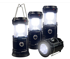 XTAUTO Lightweight Rechargeable Collapsible LED Camping Lantern